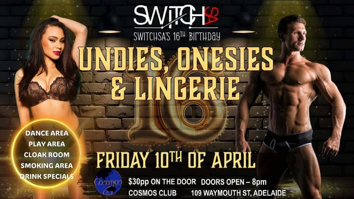 Undies, Onesies & Lingerie Party! at Cosmos Club
