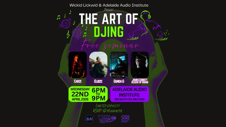 The Art of DJing free seminar at Adelaide Audio Institute