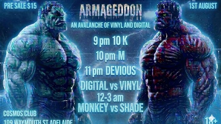 Armageddon with DJ Shade [NSW]