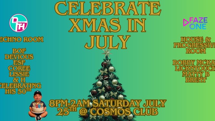 Xmas in July at Cosmos Club