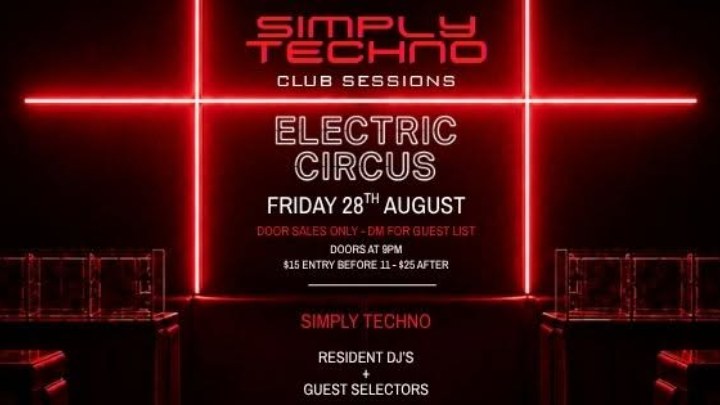 SIMPLY TECHNO // CLUB SESSIONS