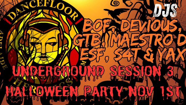 Underground Session 3: Halloween Party at Confession