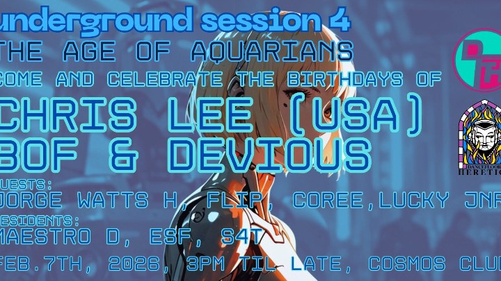 Underground Session 4: The Age of Aquarians at Cosmos Club