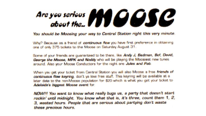 Moose at Gate One Uni of SA Bar