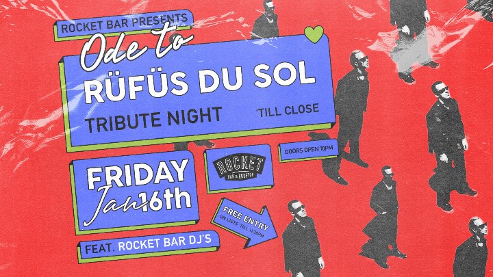 ODE TO RÜFÜS (TRIBUTE NIGHT) at Rocket Bar & Rooftop